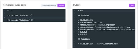How to include templates into another