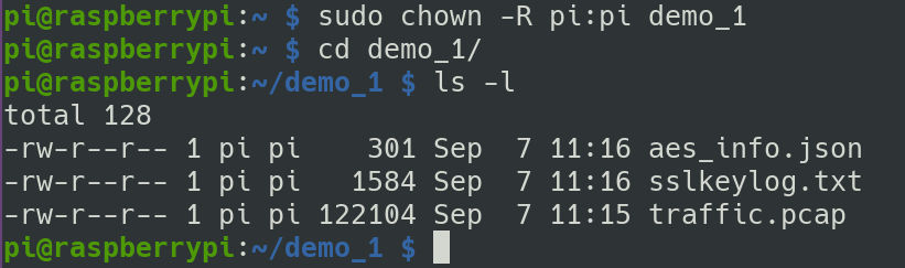 Command fixing file permissions